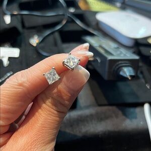 Elegant Silver Stud Earrings